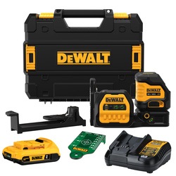 20V MAX* Cordless Cross Line Green Laser Kit - DCLE34020G | DEWALT