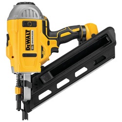 Profile of a  Cordless Paper Collated Framing Nailer