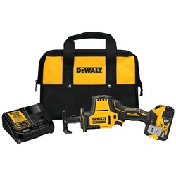 Cordless One Handed Reciprocating Saw kit with transport tote