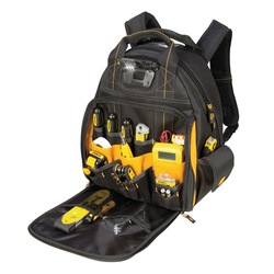 Profile of 57 Pocket Lighted Tool Backpack.