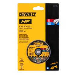 DEWALT - 3 in Bonded Cutting Wheel 3 PK - DW8711P3