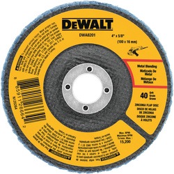 DEWALT DW8376 7-Inch by 5/8-Inch-11 40g Type 27 HP Flap Disc 