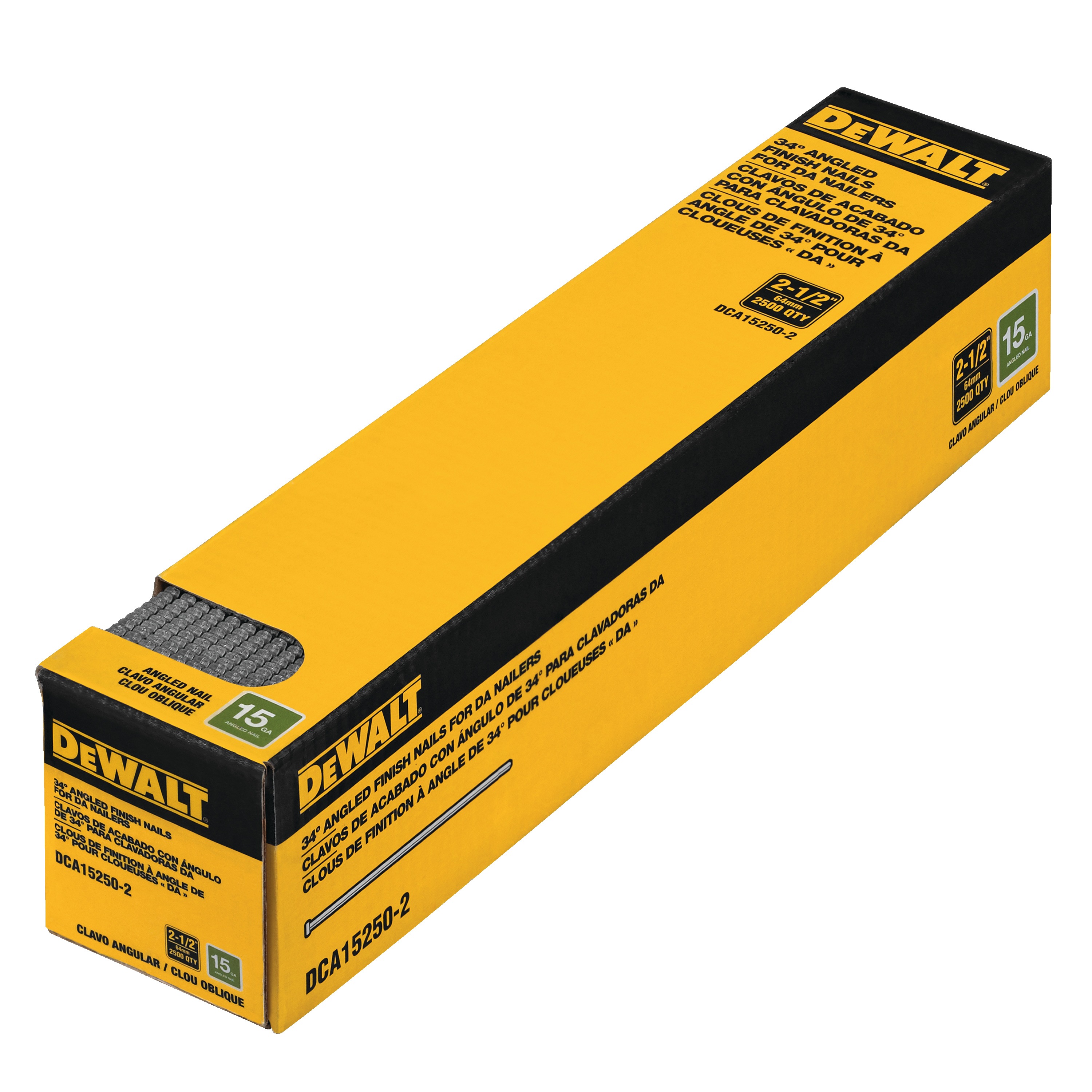 DEWALT D51275 15 GA Angled Finish Nailer W/case for sale online 