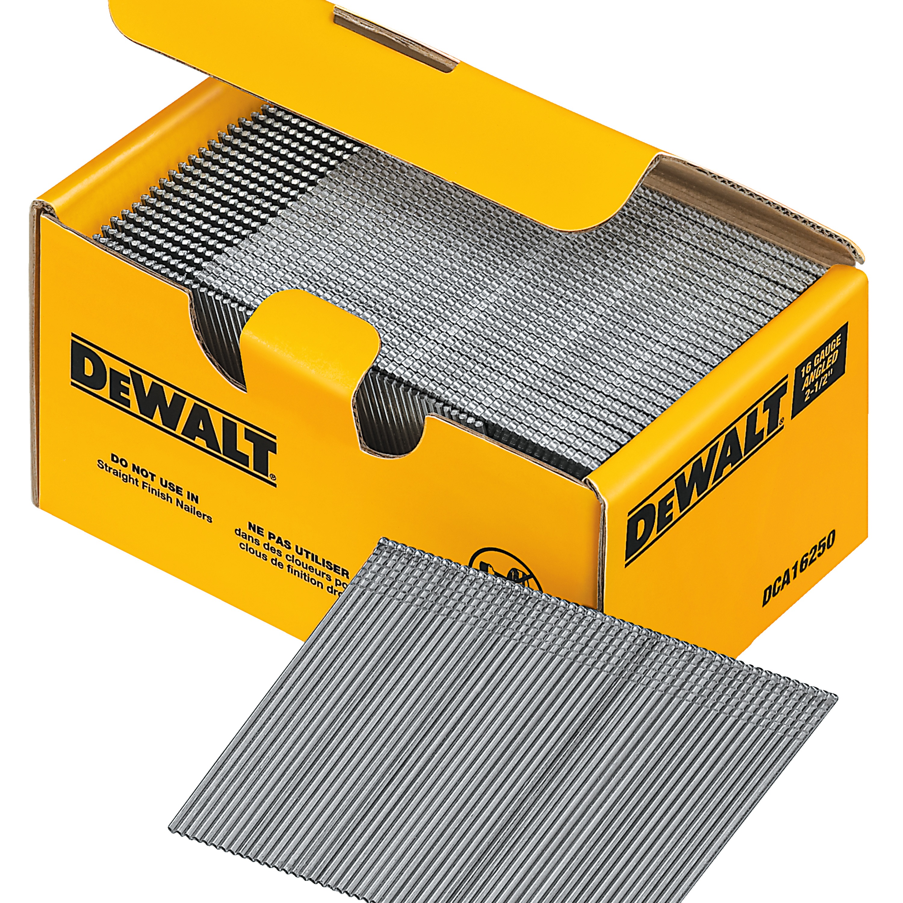 16 Gauge Angled Finish Nails DEWALT 16 Gauge Angled Finish Nails DEWALT
