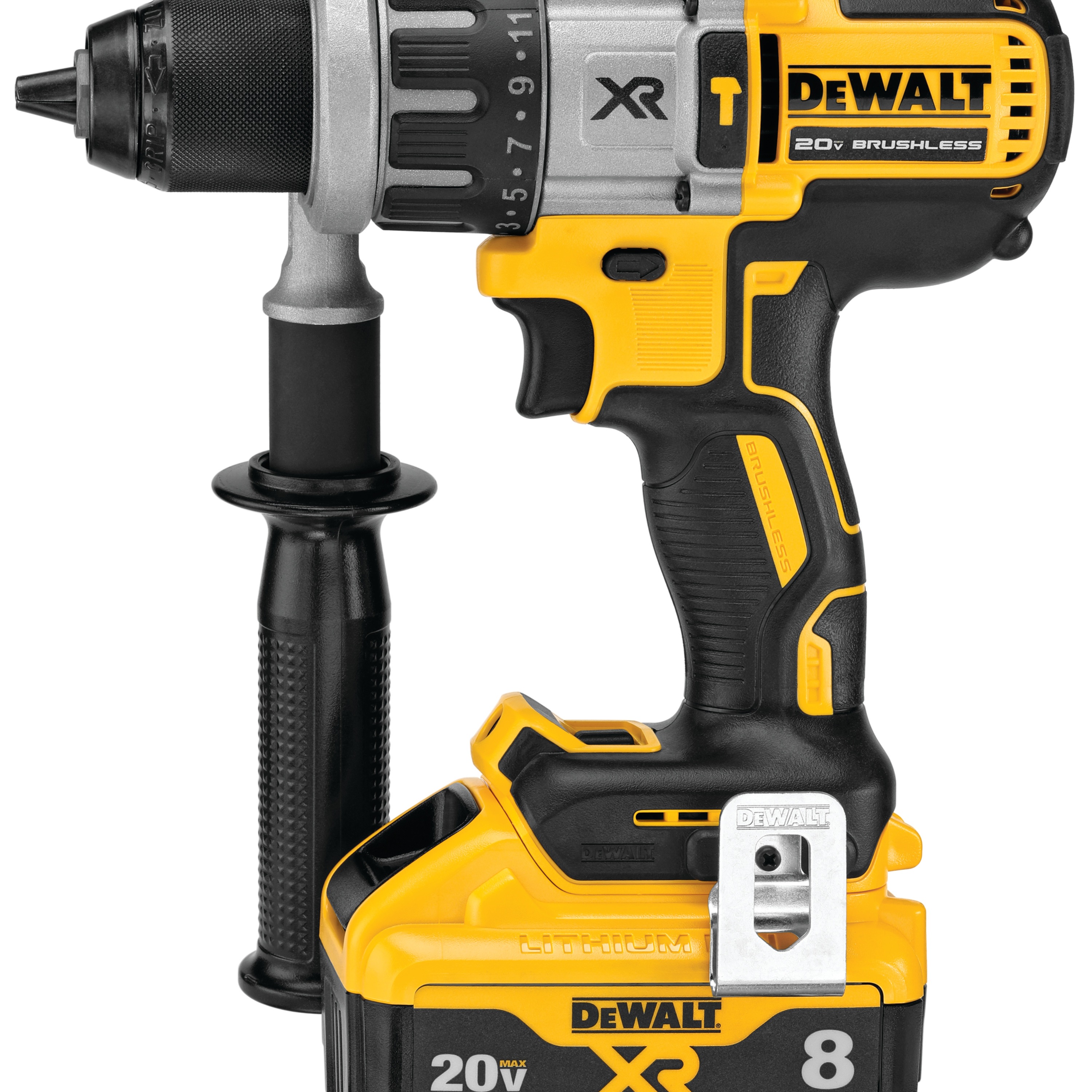 20V MAX* XR 1/2 in. Brushless Hammer Drill/Driver With POWER DETECT