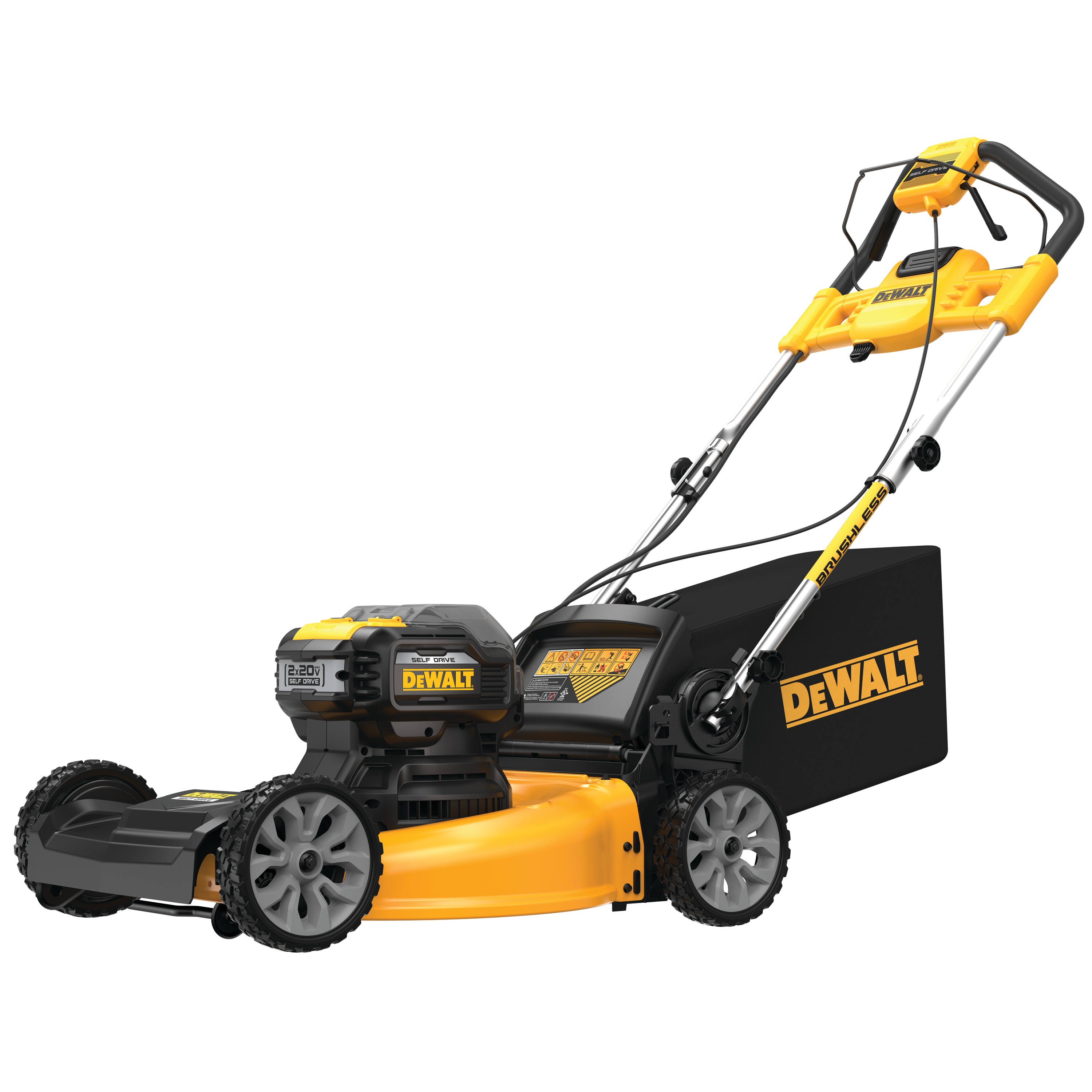 2x20v Max 21 1 2 In Brushless Cordless Fwd Self Propelled Lawn Mower Dcmwsp244u2 Ca Dewalt