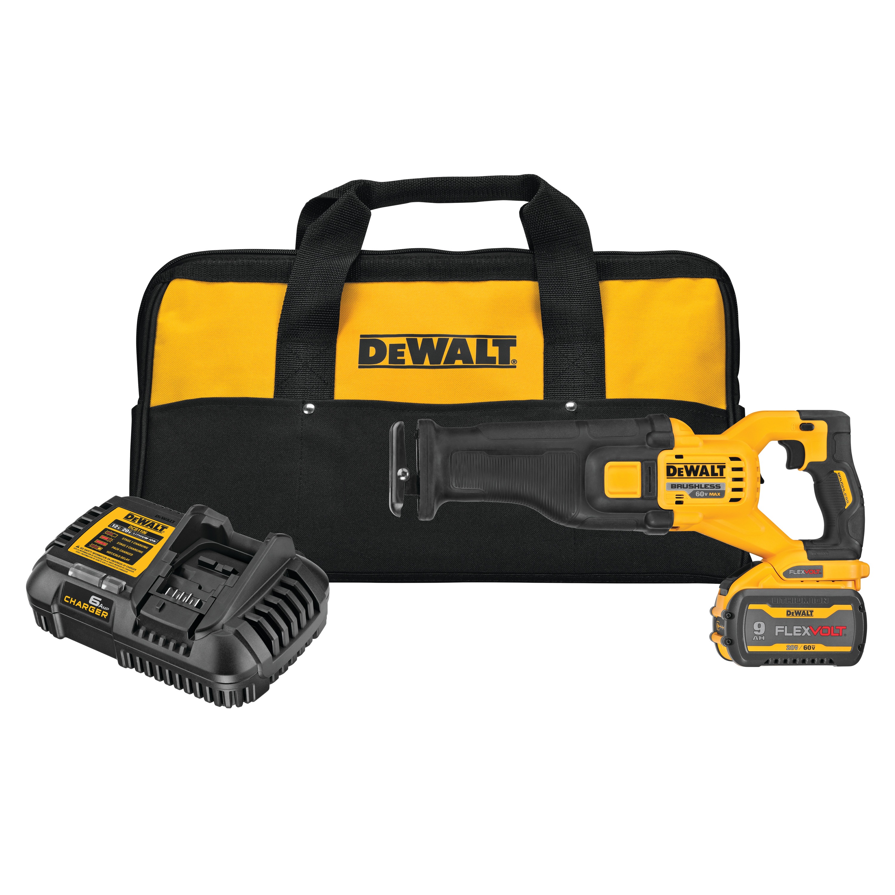 FLEXVOLT® 60V MAX* Brushless Cordless Reciprocating Saw Kit DCS389X1 DEWALT