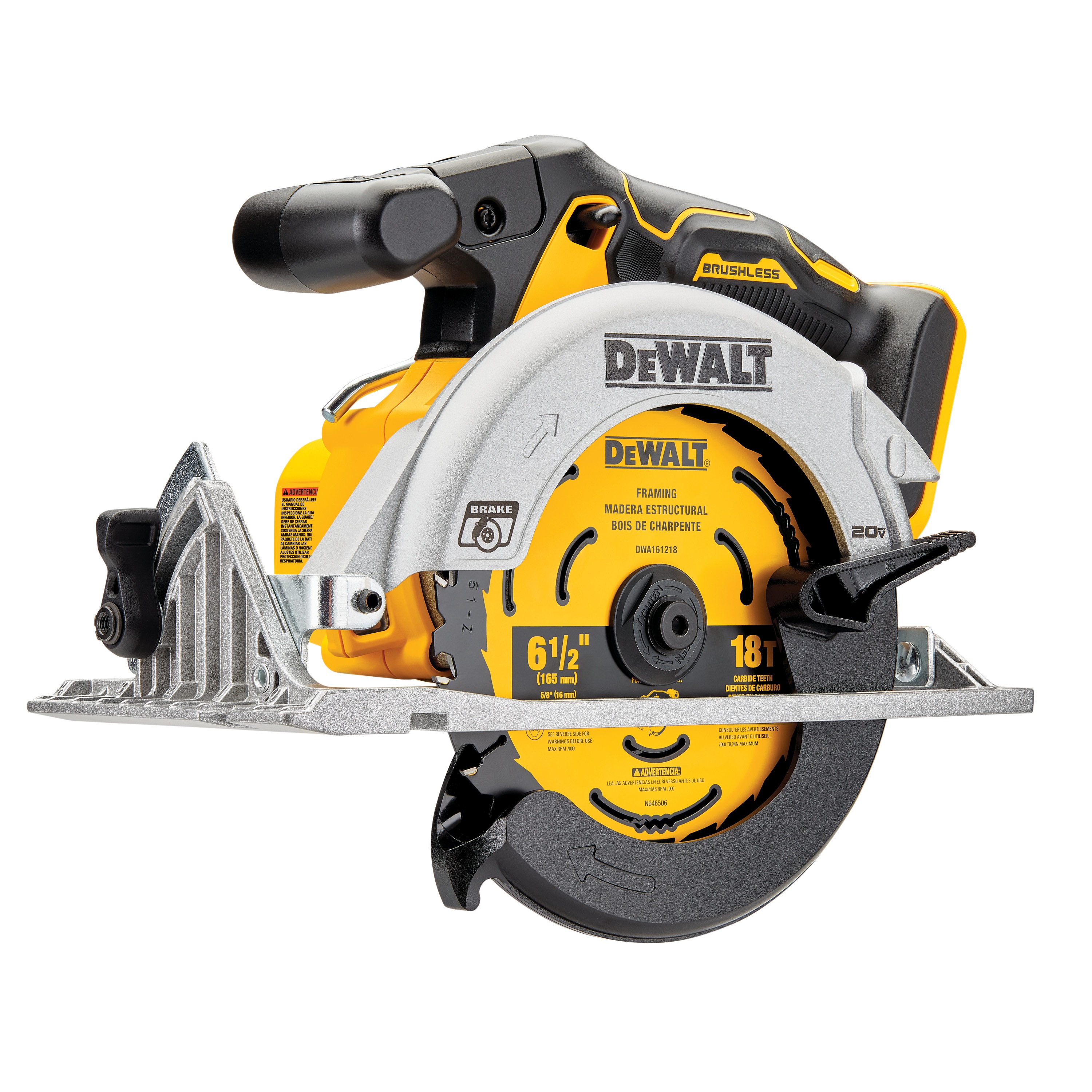 20V MAX* 61/2 in. Brushless Cordless Circular Saw (Tool Only
