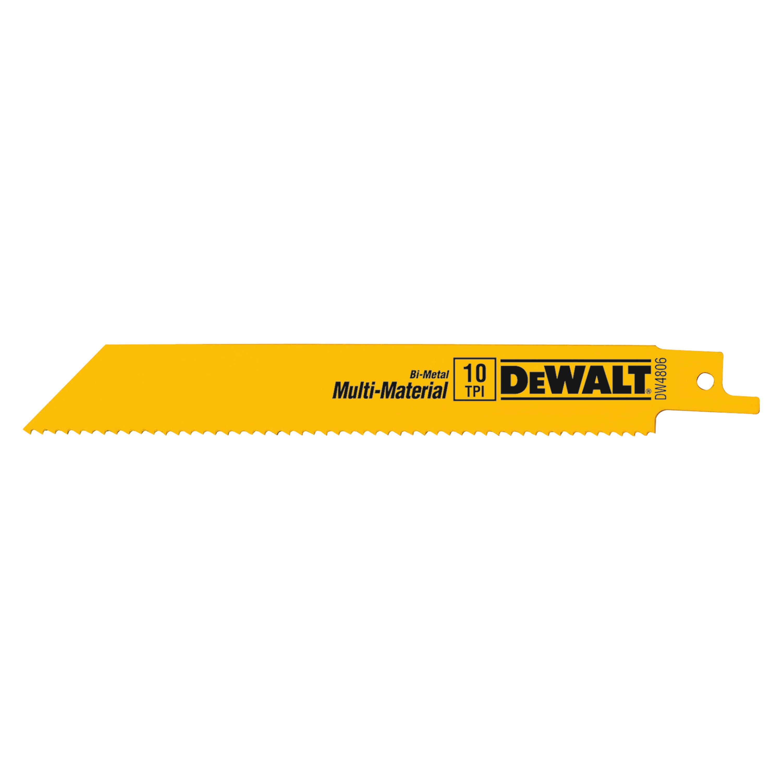 General Purpose Cutting BiMetal Reciprocating Saw Blades DEWALT