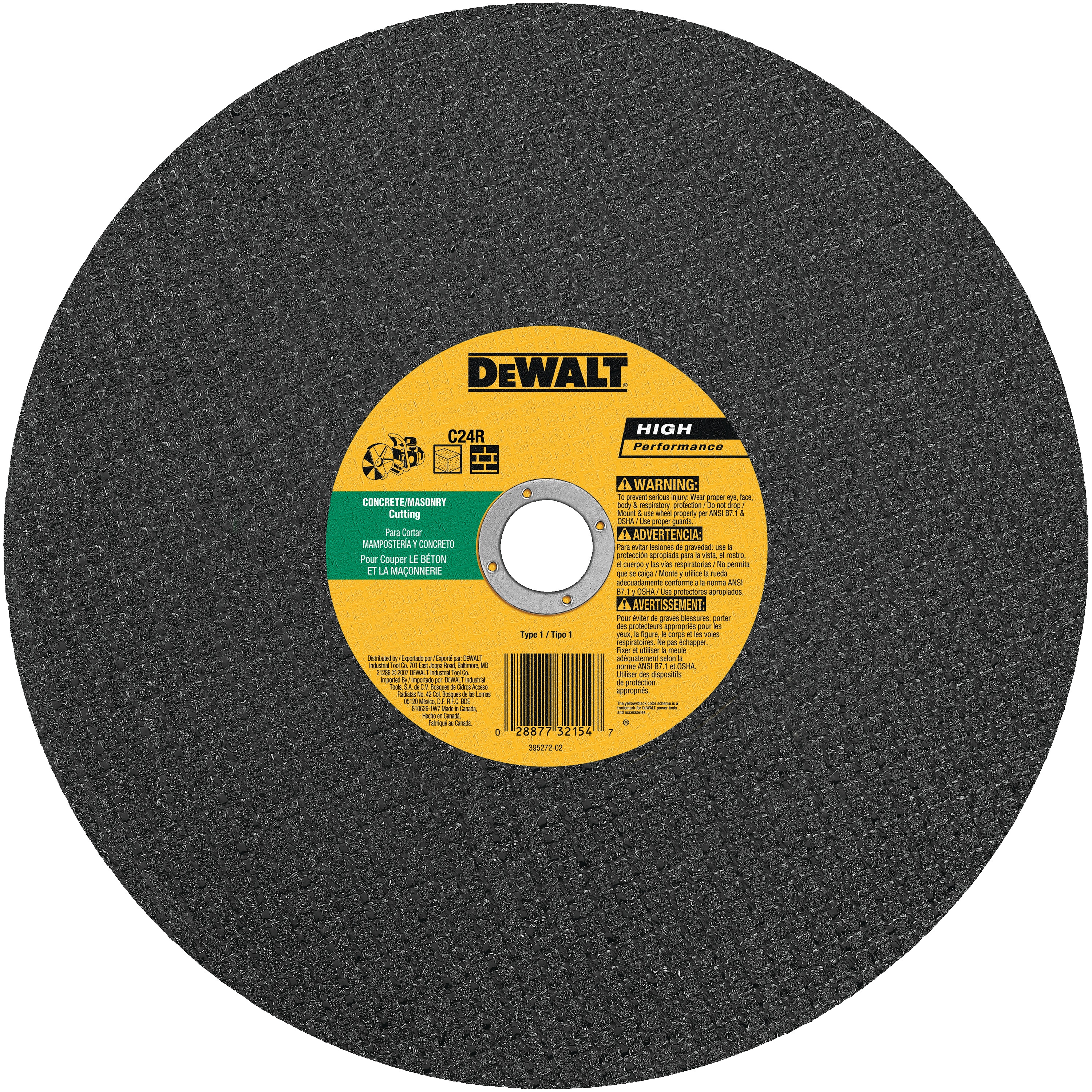 14 X 18 X 1 High Speed Ductile Cutting Dw8030 Dewalt