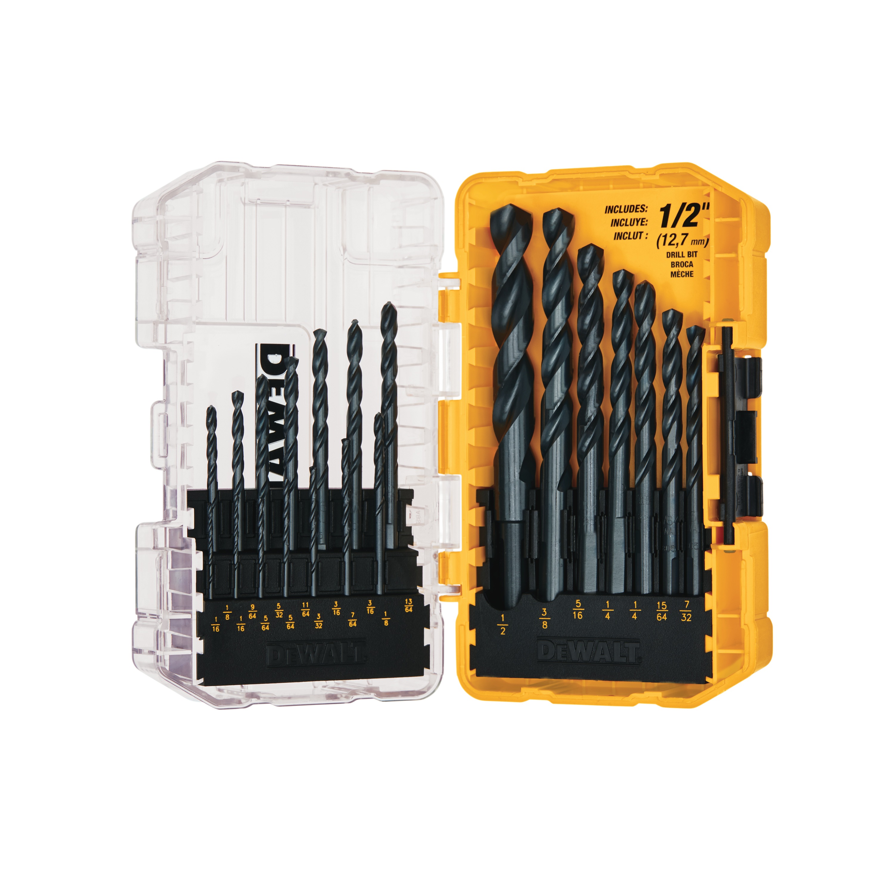 Black and Gold Drill Bit Sets DEWALT