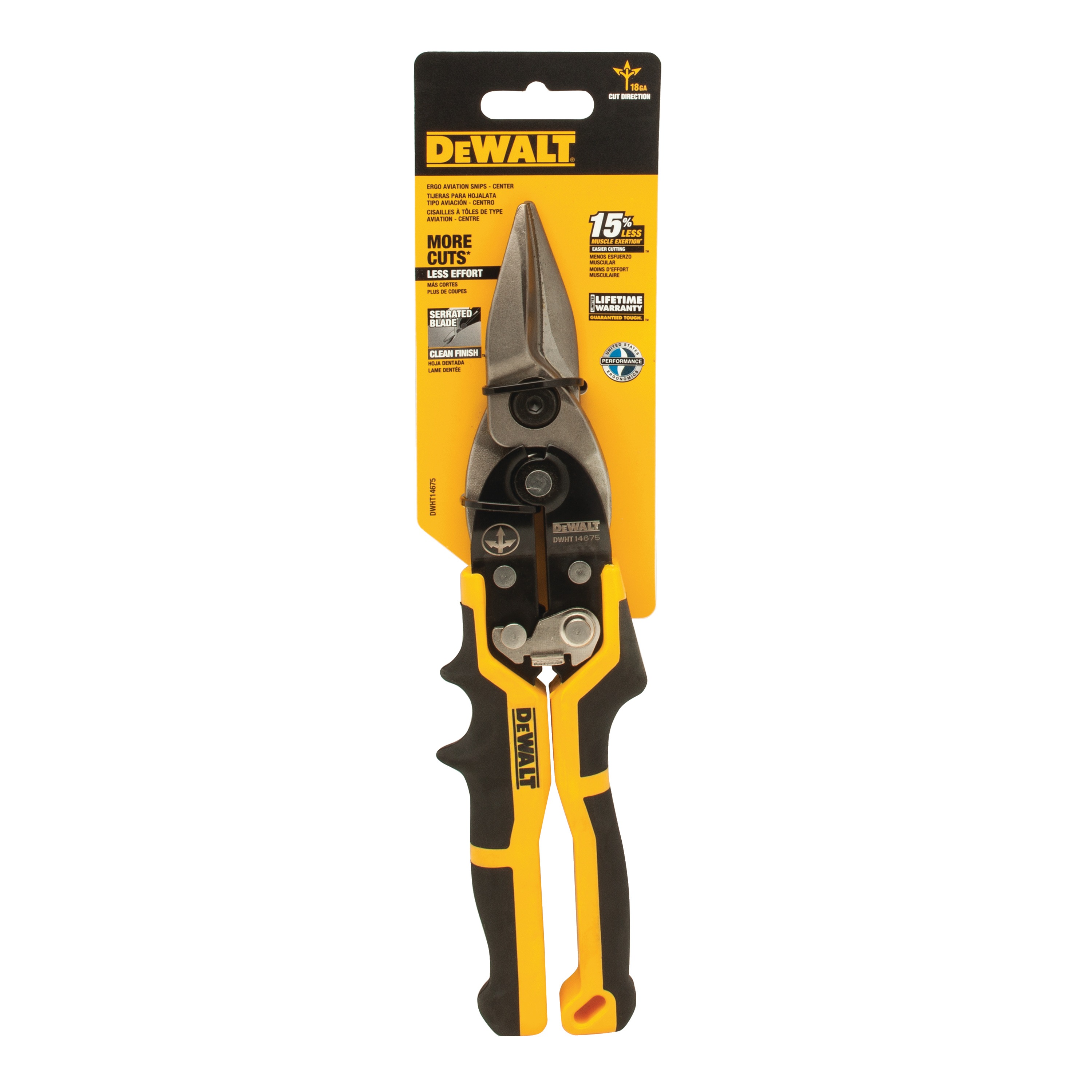 1 in. Straight-Cut Aviation Snip - DWHT14675 | DEWALT