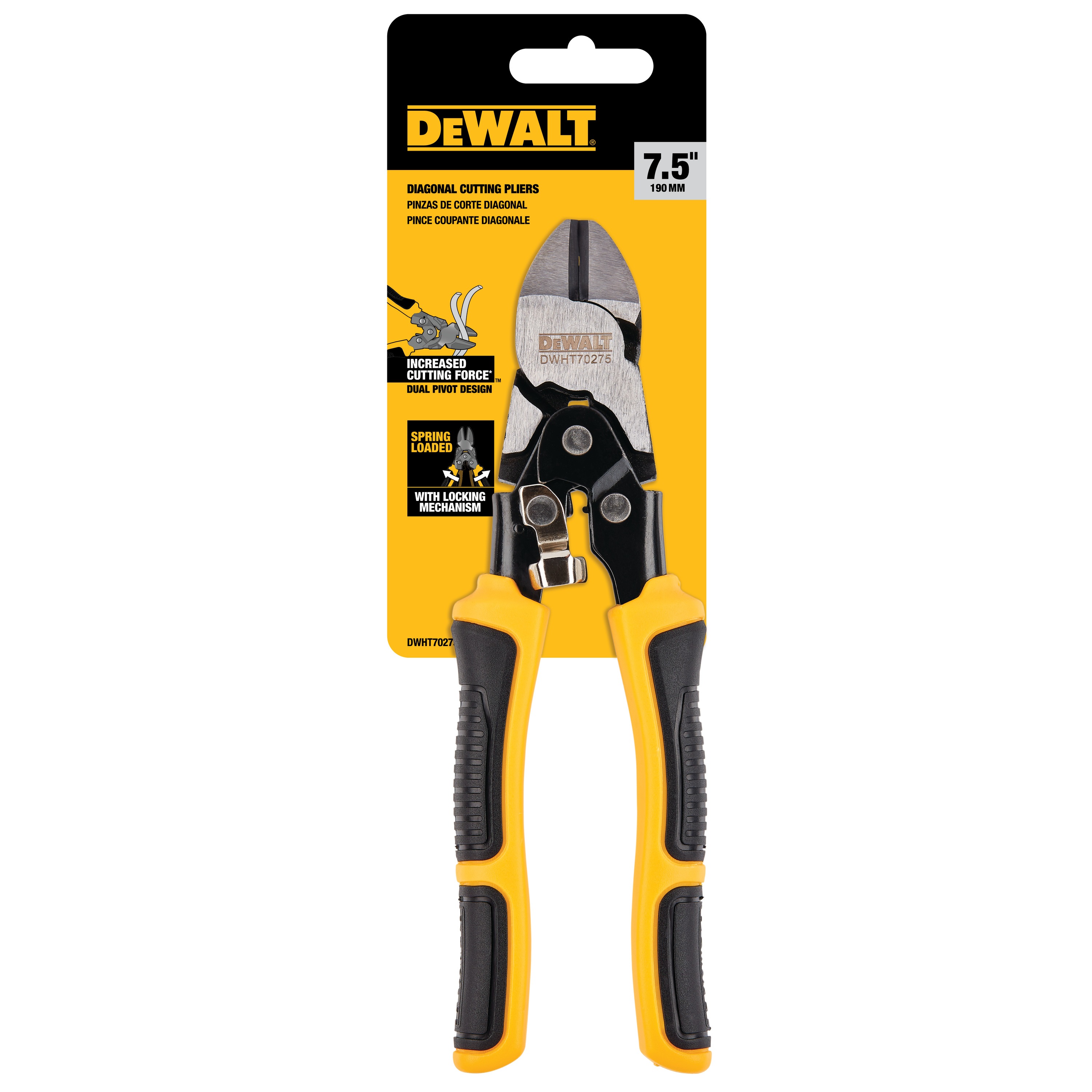 Compound Action Diagonal Pliers DWHT70275 DEWALT