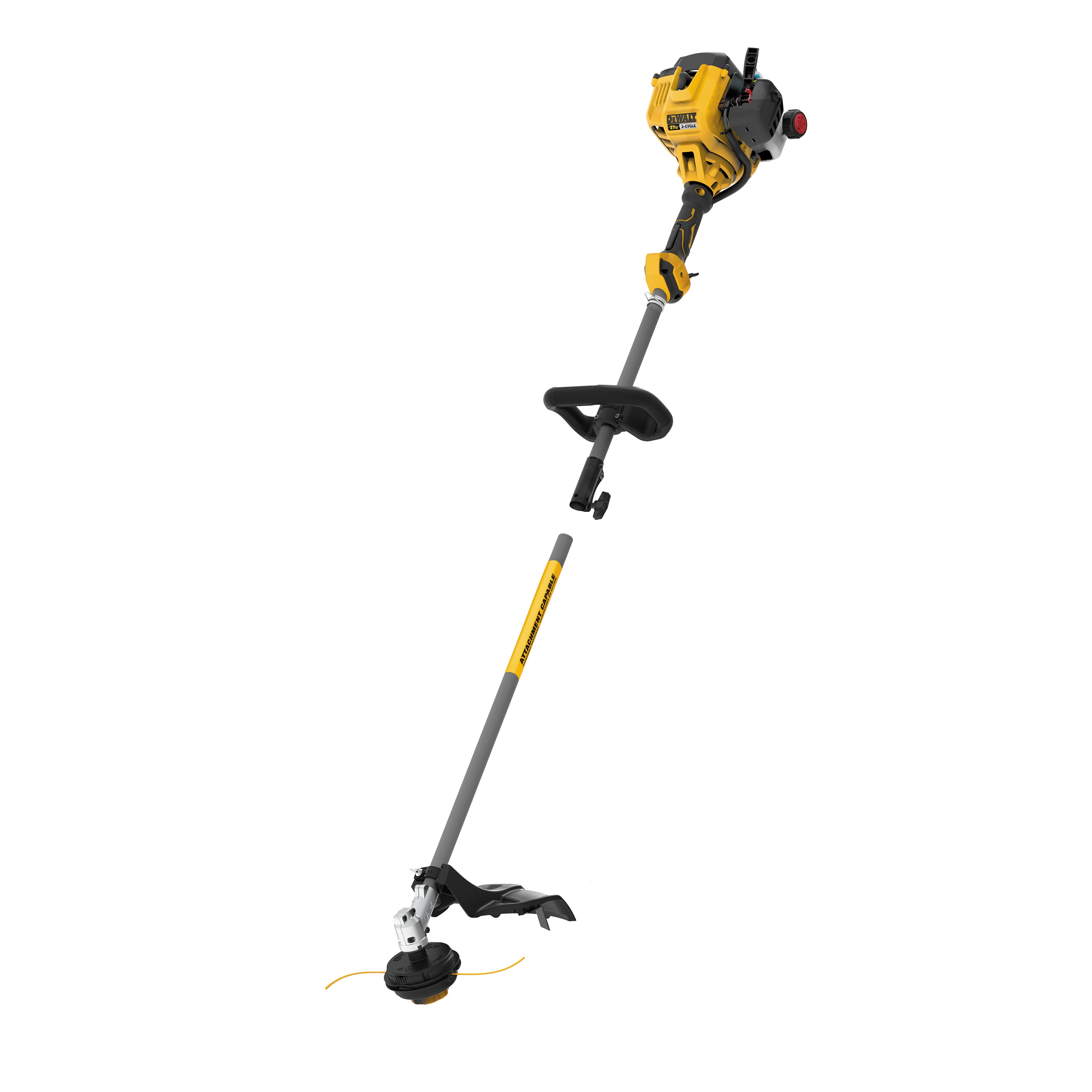27 cc 2Cycle 17 in. Gas Straight Shaft String Trimmer with Attachment