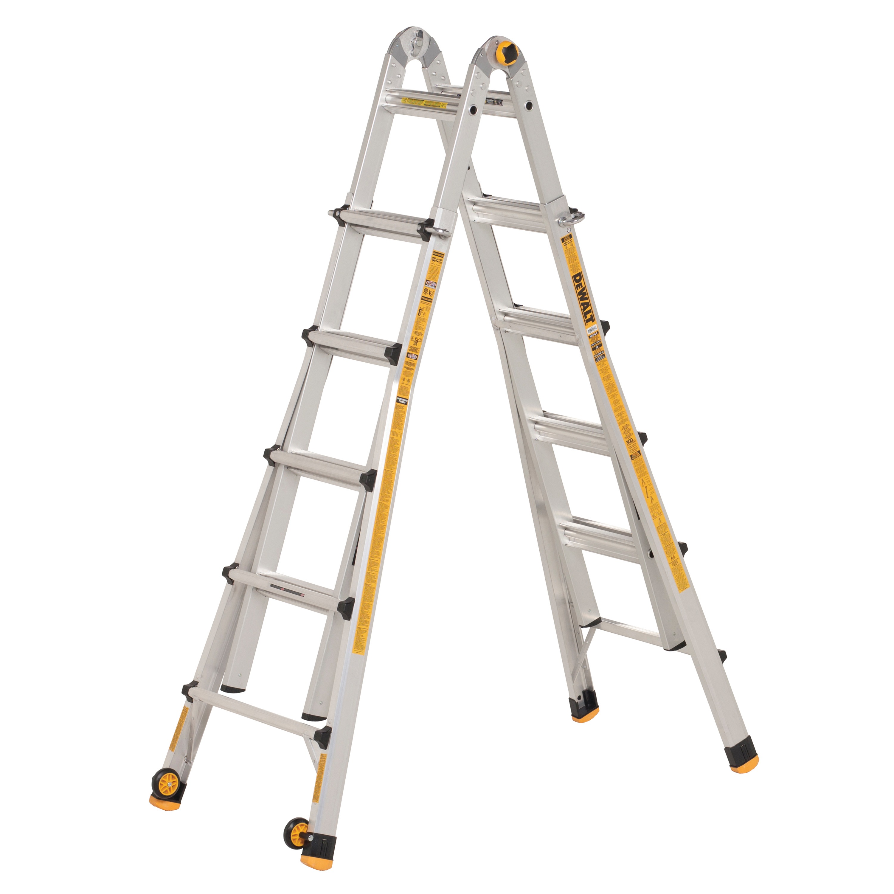22' Aluminum MultiPurpose Ladder 300 lbs. Load Capacity DXL209022