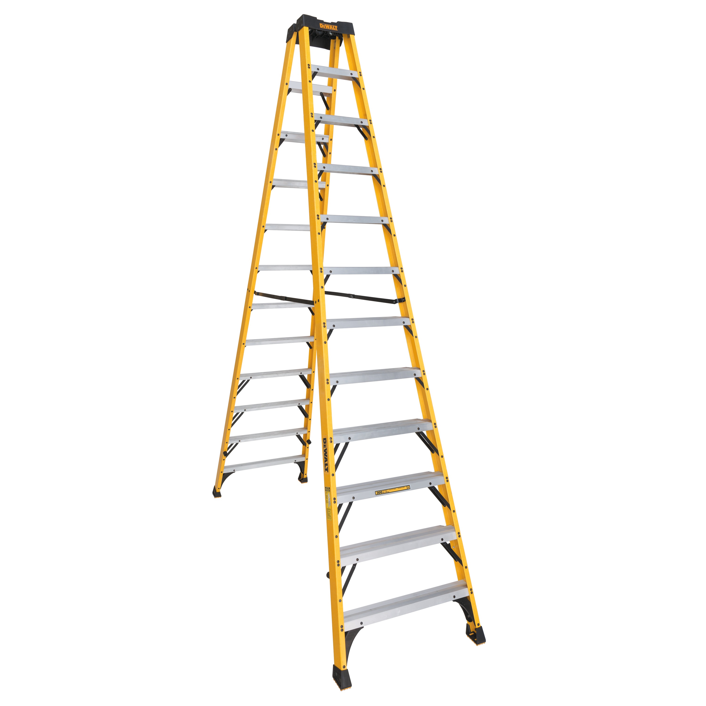 12 Ft Fiberglass Twin Front Step Ladder DXL3030 12 DEWALT 12-foot-ladder-the-ultimate-guide-to-choosing-and-using-a-ladder-for