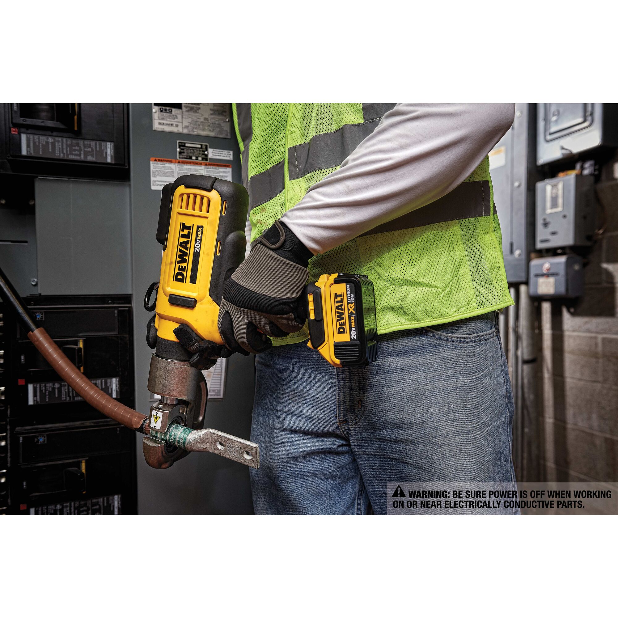 20V MAX Died Cable Crimping Tool Kit DEWALT