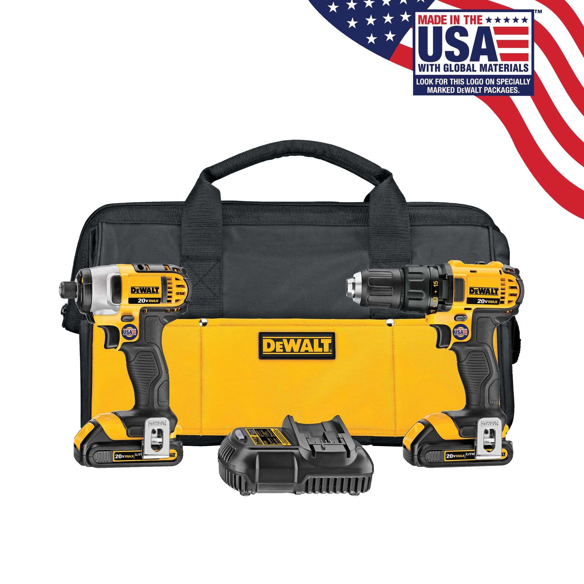 Impact driver shop & drill set