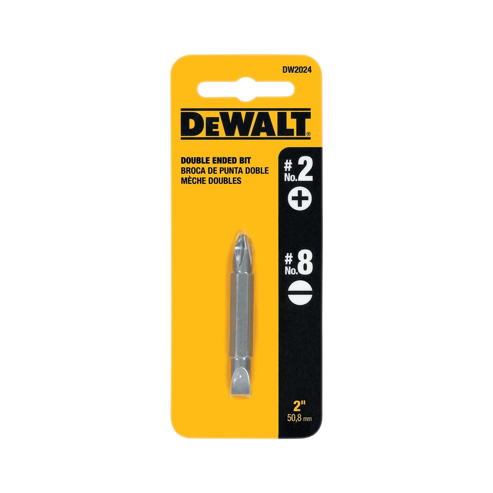 2 8 DOUBLE ENDED SCREWDRIVER POWER BIT DEWALT