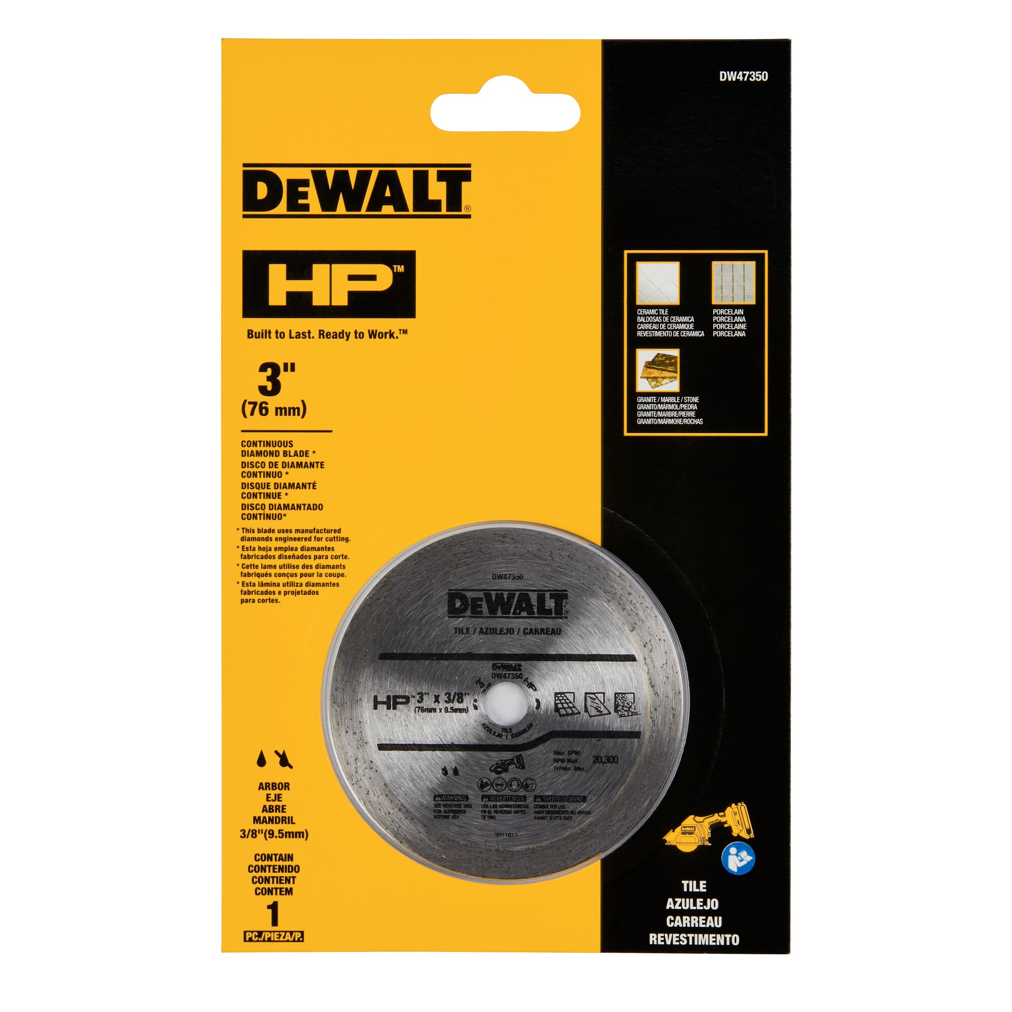 Dewalt discount blade tile