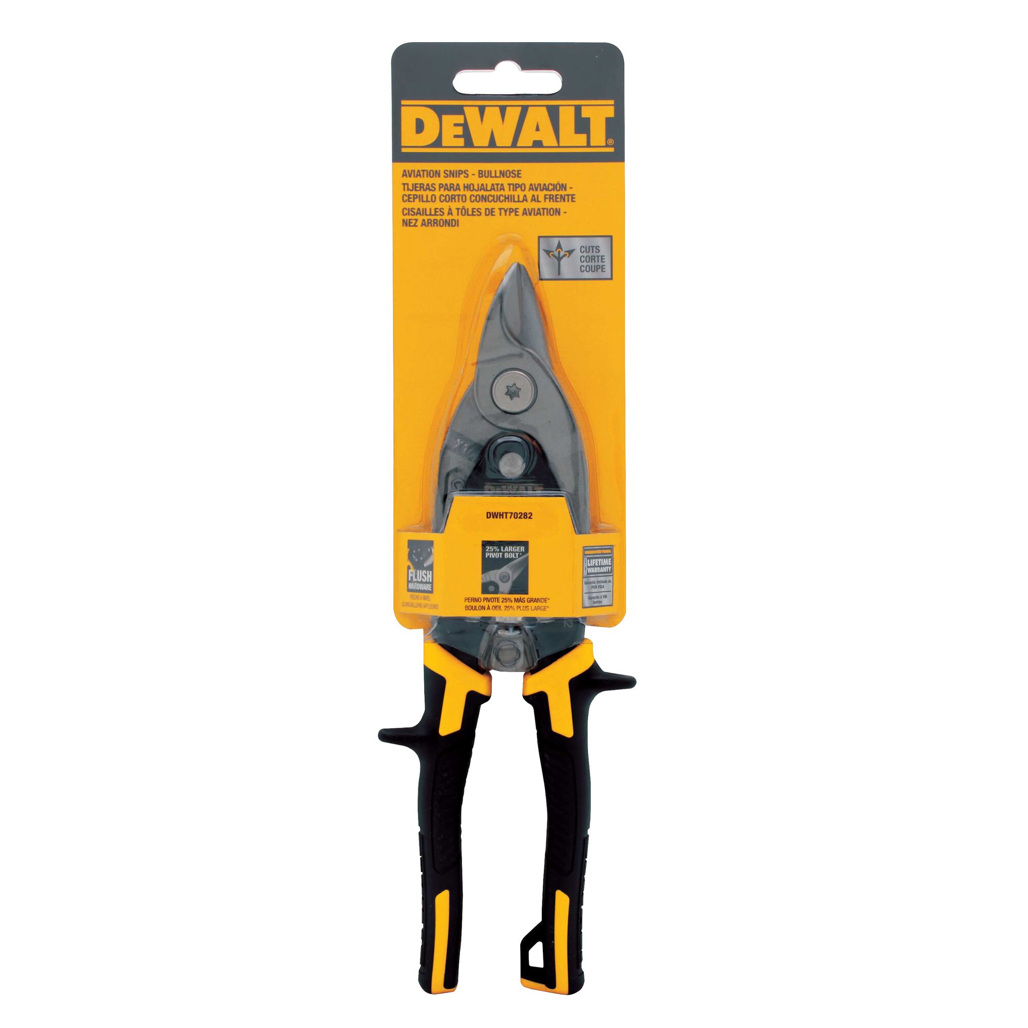 Bulldog Cut Aviation Snips DEWALT