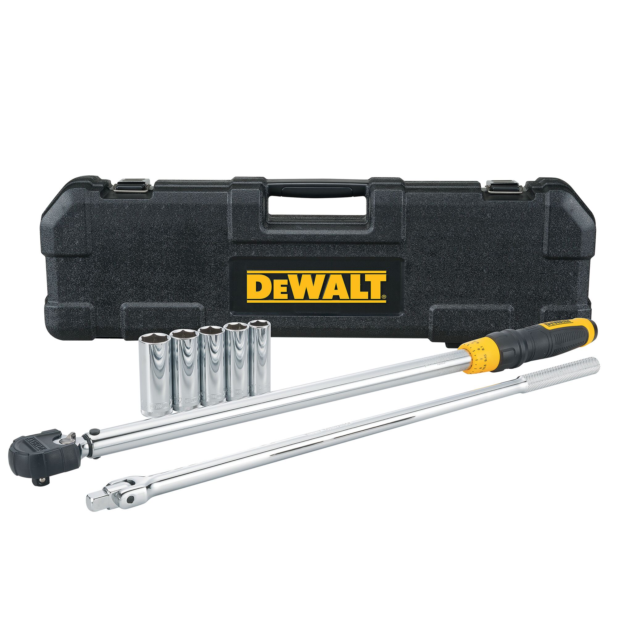 Wheel lug clearance torque wrench