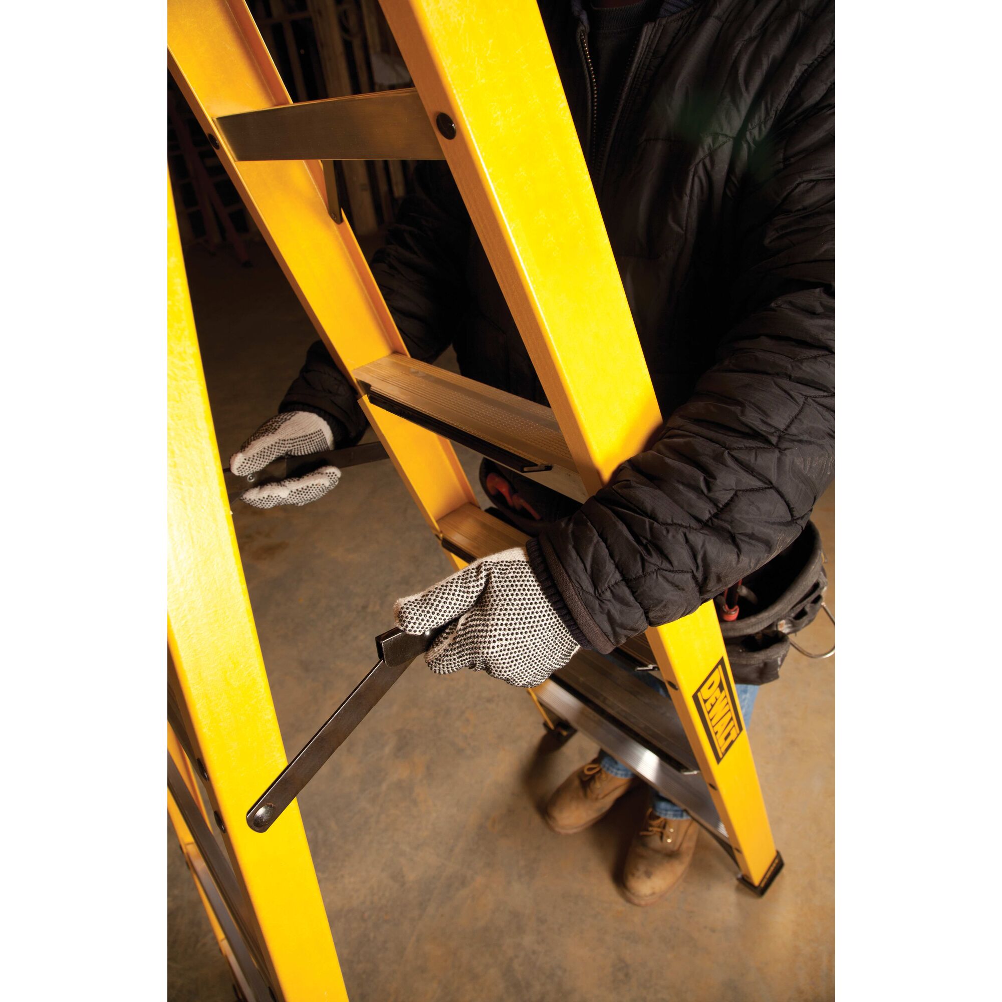 7 Fiberglass Stepladder 250 lbs. Load Capacity DEWALT