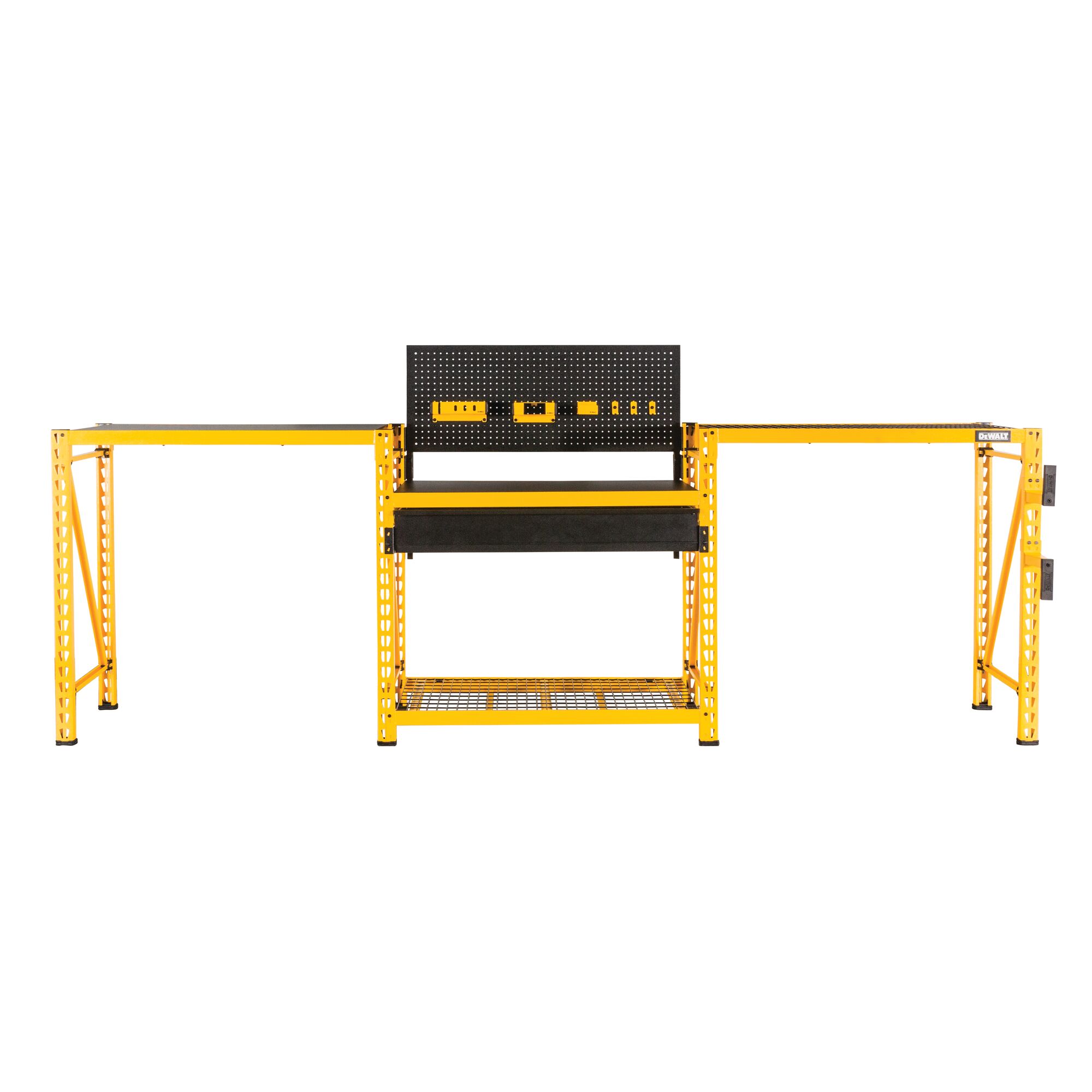 4 SHELF INDUSTRIAL STORAGE RACK WORKSTATION DEWALT