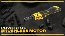 Video ATOMIC COMPACT SERIES™ 20V MAX* Brushless Cordless 1/4 in. Ratchet (Tool Only)