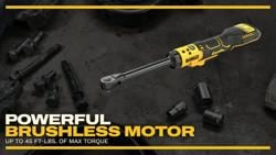 Video ATOMIC COMPACT SERIES™ 20V MAX*  Brushless Cordless 1/4 in. Extended Reach Ratchet (Tool Only)